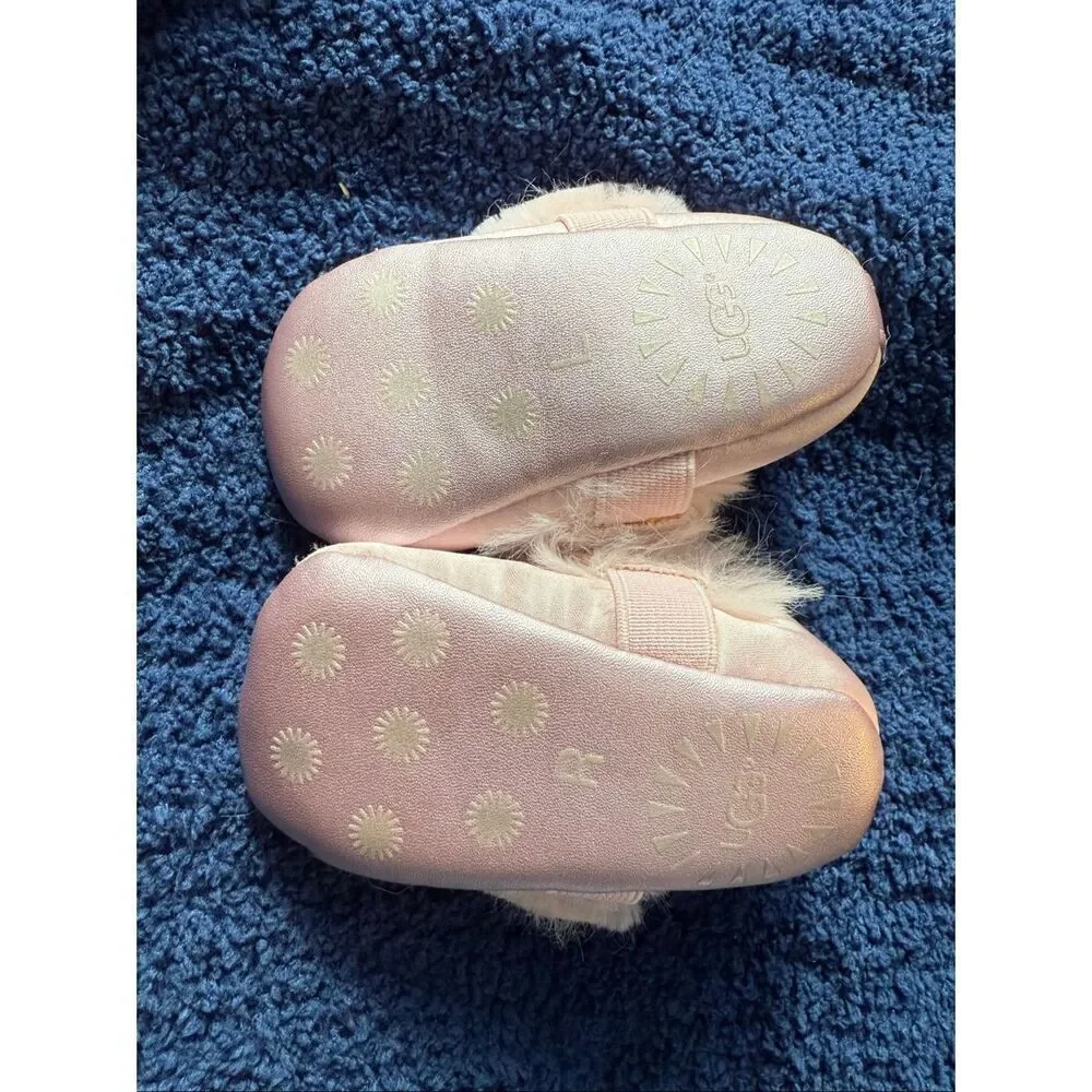 UGG Baby Girls Fluff Ballet Flats 0/1C